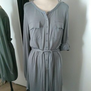 Light Gray dress(with earrings)